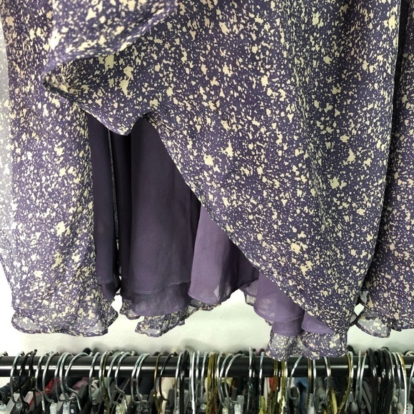 Z Spoke by Zac Posen New York 100% Silk Flared Flouncy Skirt - Picture 3 of 7